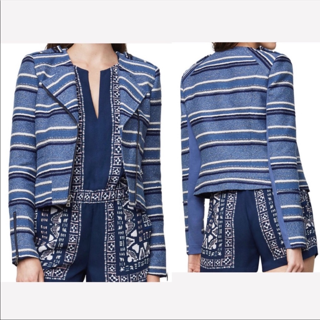 Nwt Bcbg Novak Moto Jacket - S